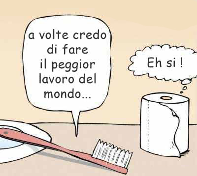 Vignetta dentifricio e carta igienica - ANDI