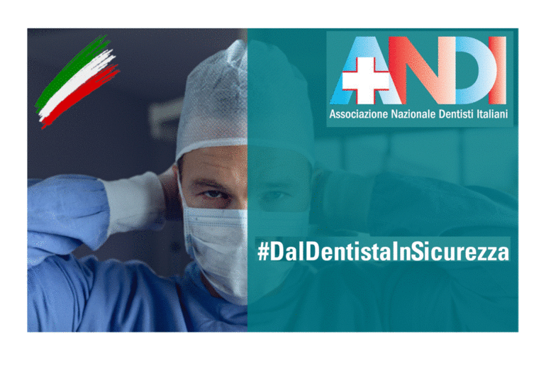 La prevenzione non si ferma. Continua la campagna dell’Associazione Nazionale Dentisti Italiani #DalDentistaInSicurezza