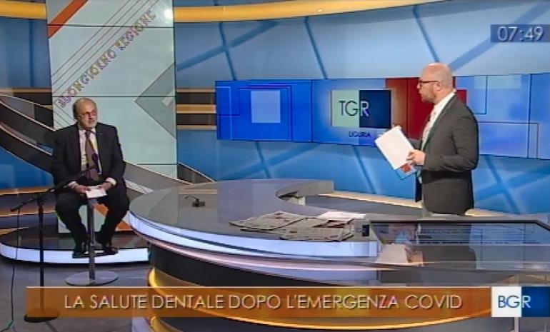 La salute dentale dopo l'emergenza Covid. Su Rai3 Liguria l'intervista a Uberto Poggio